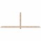 Ekena Millwork Eugene Smooth Timber Gable Bracket, Douglas Fir, 108"W x 40"H x 3 1/2"D x 3 1/2"F, 9/12 Pitch GBW108X40X0404EUG00SDF - alternate 1